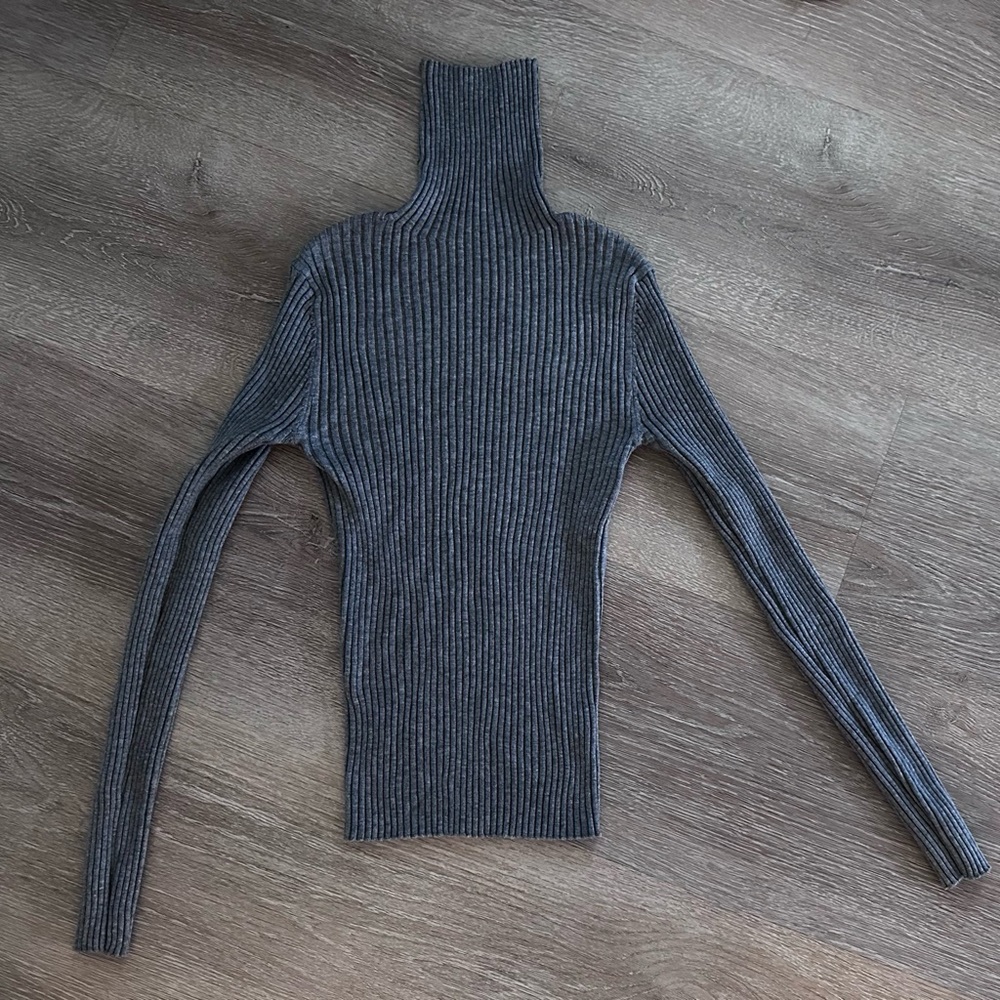 SHEIN gray cable knit sweater, XS EXTRA SMALL  worn once
